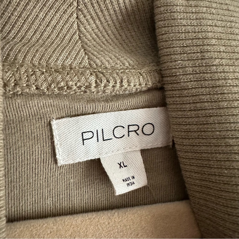 Pilcro • Funnel-Neck Bubble-Hem Sweatshirt - Picture 6 of 8